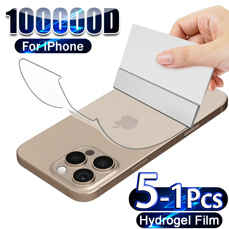Tech Accessories Phone - 5-1Pcs Hydrogelฟิล์มสําหรับiPhone 16 15 14 13