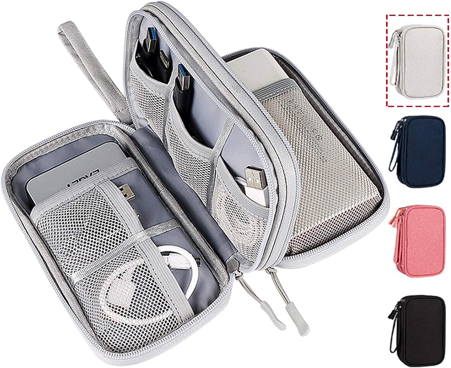 Travel Cable Organizer - Travel Organizer Bag Cable Storage Organizer