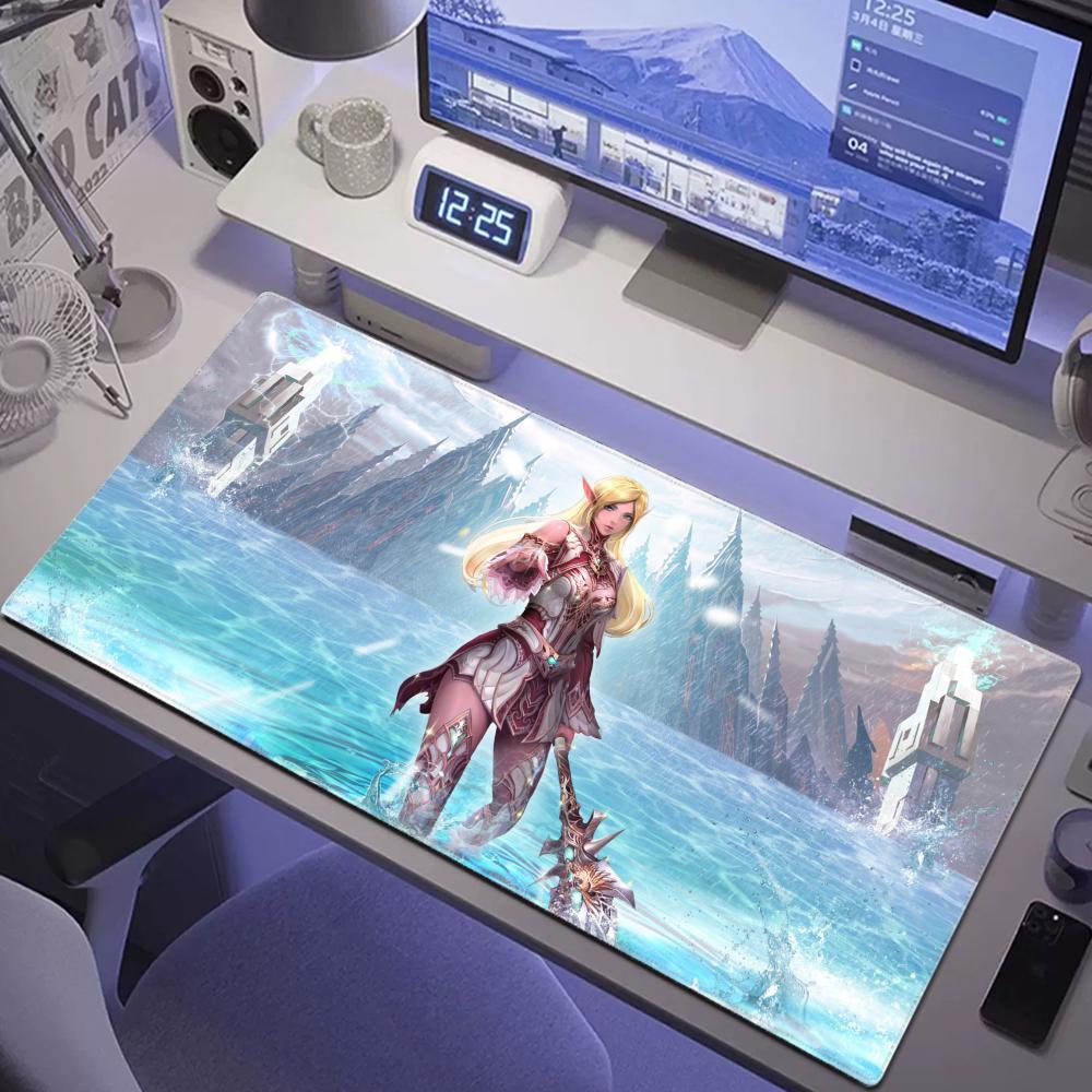 Tech Accessories Desk - แผ่นรองเมาส์2ชิ้นแผ่นรองปูโต๊ะขนาดใหญ่พรมรองเมาส์สำหรับนักเล่นเกมอุปกรณ์เล่นเกมแผ่นรองเมาส์ลายการ์ตูนขนาด XXL