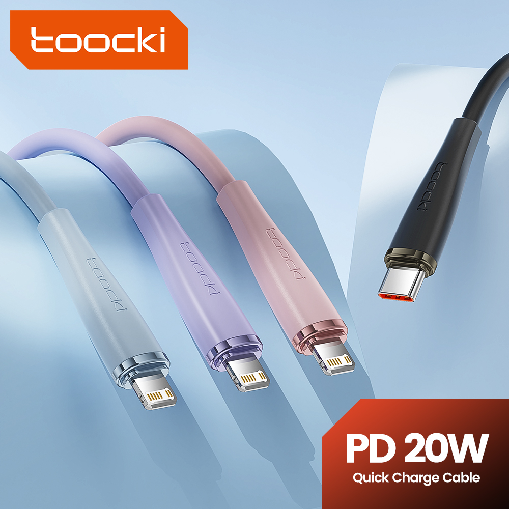 Power Bank Wireless - สายชาร์จ Toocki PD 20W Type C