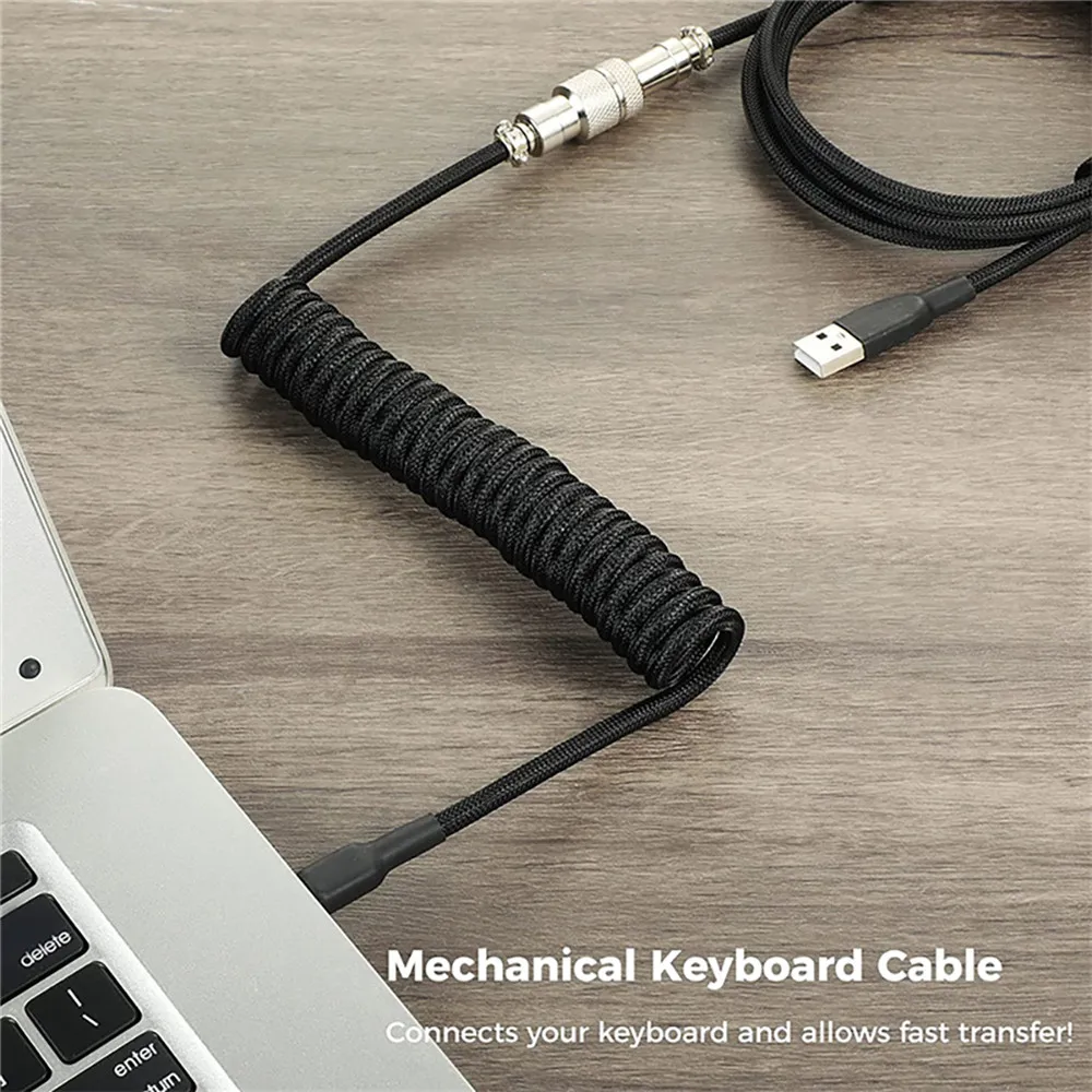 ใหม่คีย์บอร์ดขดสายไฟประเภท C พ - Tech Desktop Accessories บทวิจารณ์และราคา