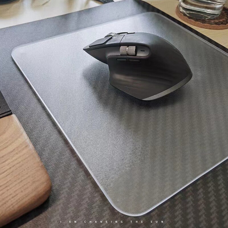แผ่นรองเมาส์กระจกแบบกำหนดเอง อ - Tech Desktop Accessories บทวิจารณ์และราคา