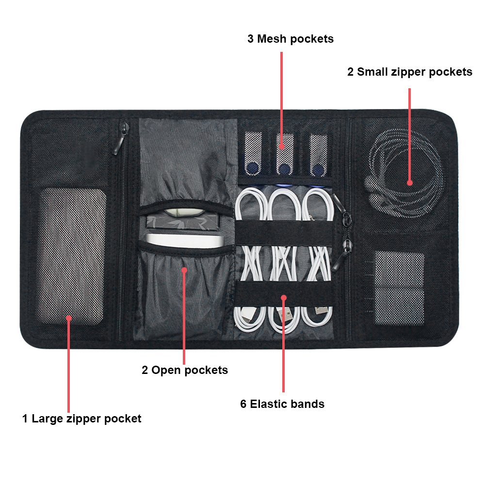 กระเป๋าจัดเก็บอุปกรณ์อิเล็กทรอ - Tech Accessories Store บทวิจารณ์และราคา