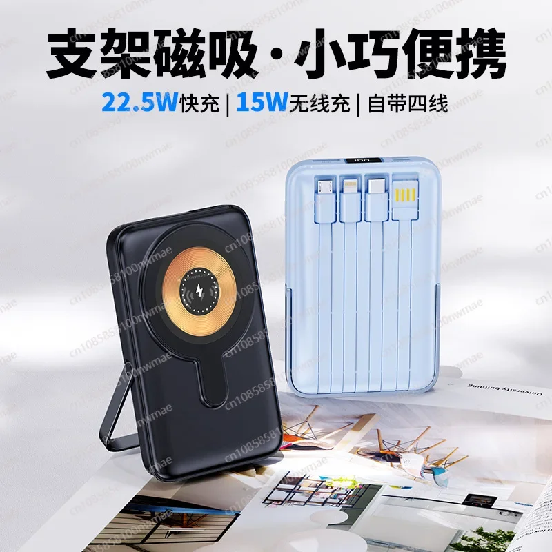 พาวเวอร์แบงค์แม่เหล็กไร้สายควา - Power Bank Wireless บทวิจารณ์และราคา