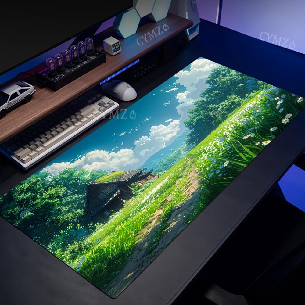 อะนิเมะธีมภูมิทัศน์ธรรมชาติแผ่ - Tech Accessories Desk บทวิจารณ์และราคา