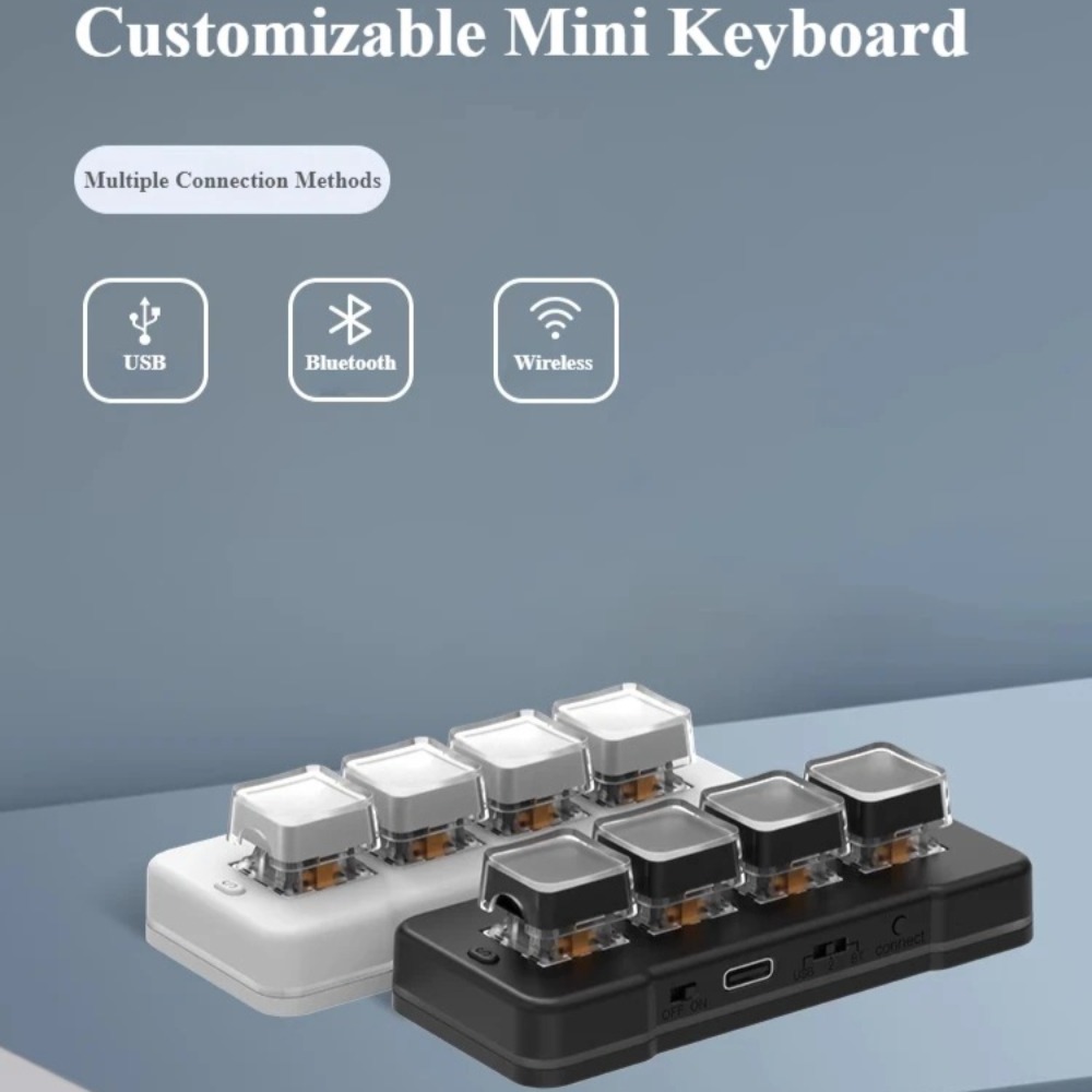 MK424Pro 4-Key Wireless Mini ค - Tech Desktop Accessories บทวิจารณ์และราคา