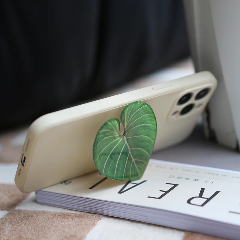 เคลือบเงาจําลองใบที่วางโทรศัพท - Tech Accessories Phone บทวิจารณ์และราคา