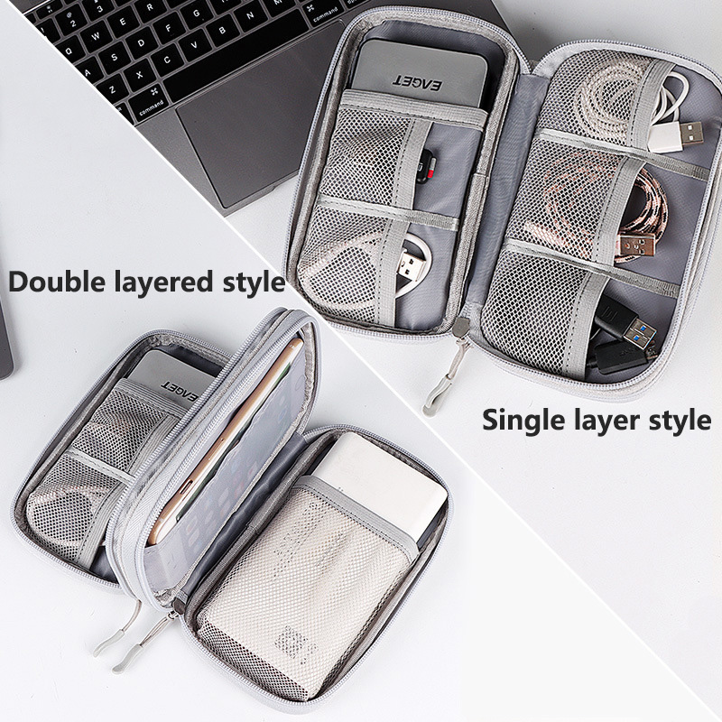 กระเป๋าเก็บของดิจิทัลแบบพกพาหล - Travel Cable Organizer บทวิจารณ์และราคา