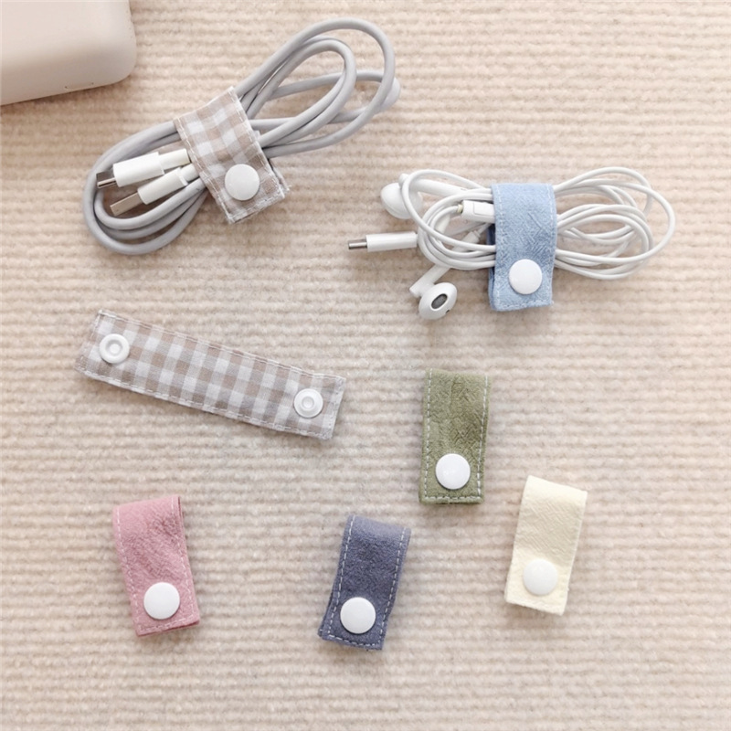 ที่เก็บสายเคเบิลแบบผ้า สายรัดแ - Travel Cable Organizer บทวิจารณ์และราคา